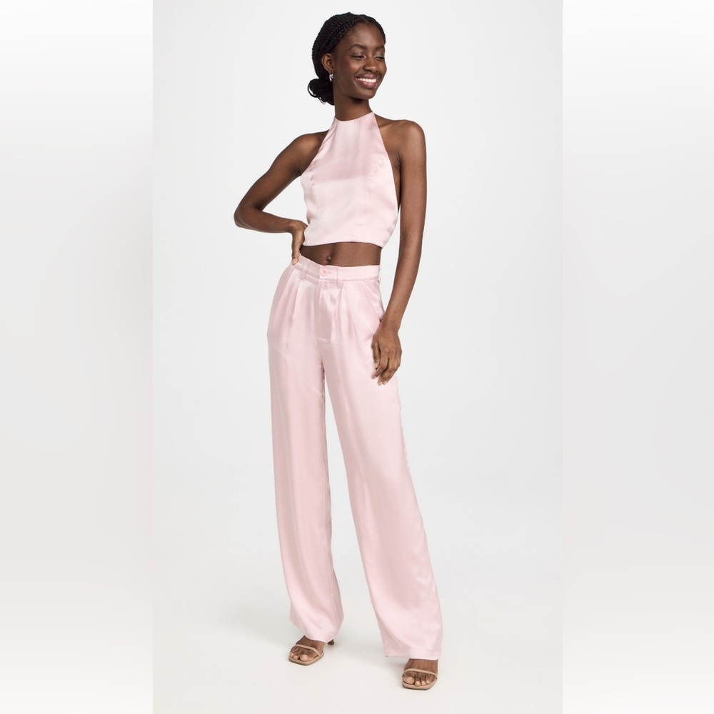 Anine Bing NWT Carrie Pants, Purple, Size 0